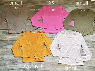 Women’s Long sleeve Crop Tops