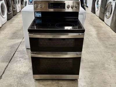 GE ELECTRIC DOUBLE WALL OVEN WITH CONVECTION
