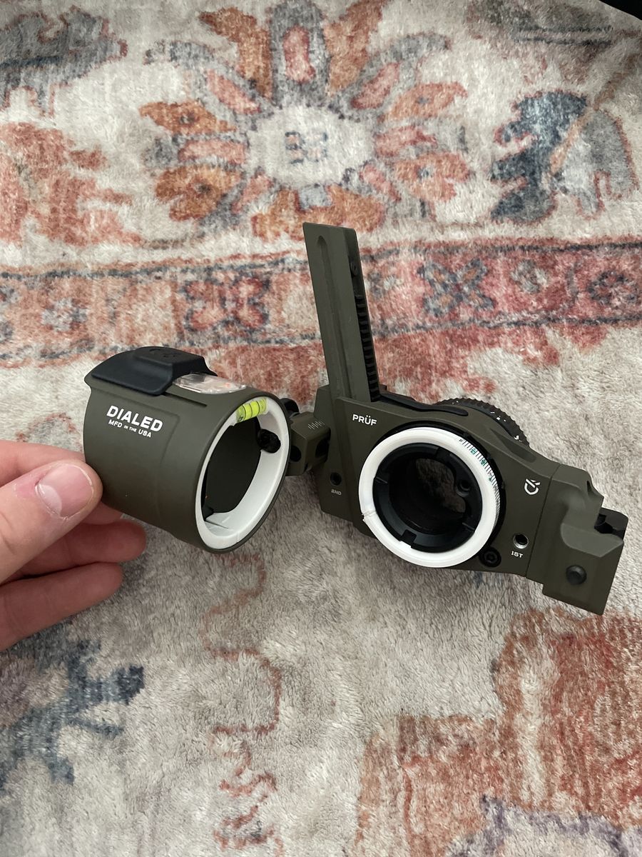 Dialed Pruf Vertical 2 Pin Archery Sight