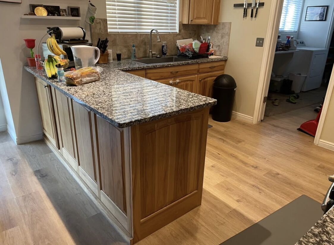 Hickory Cabinets for the Kitchen With Granite Countertops