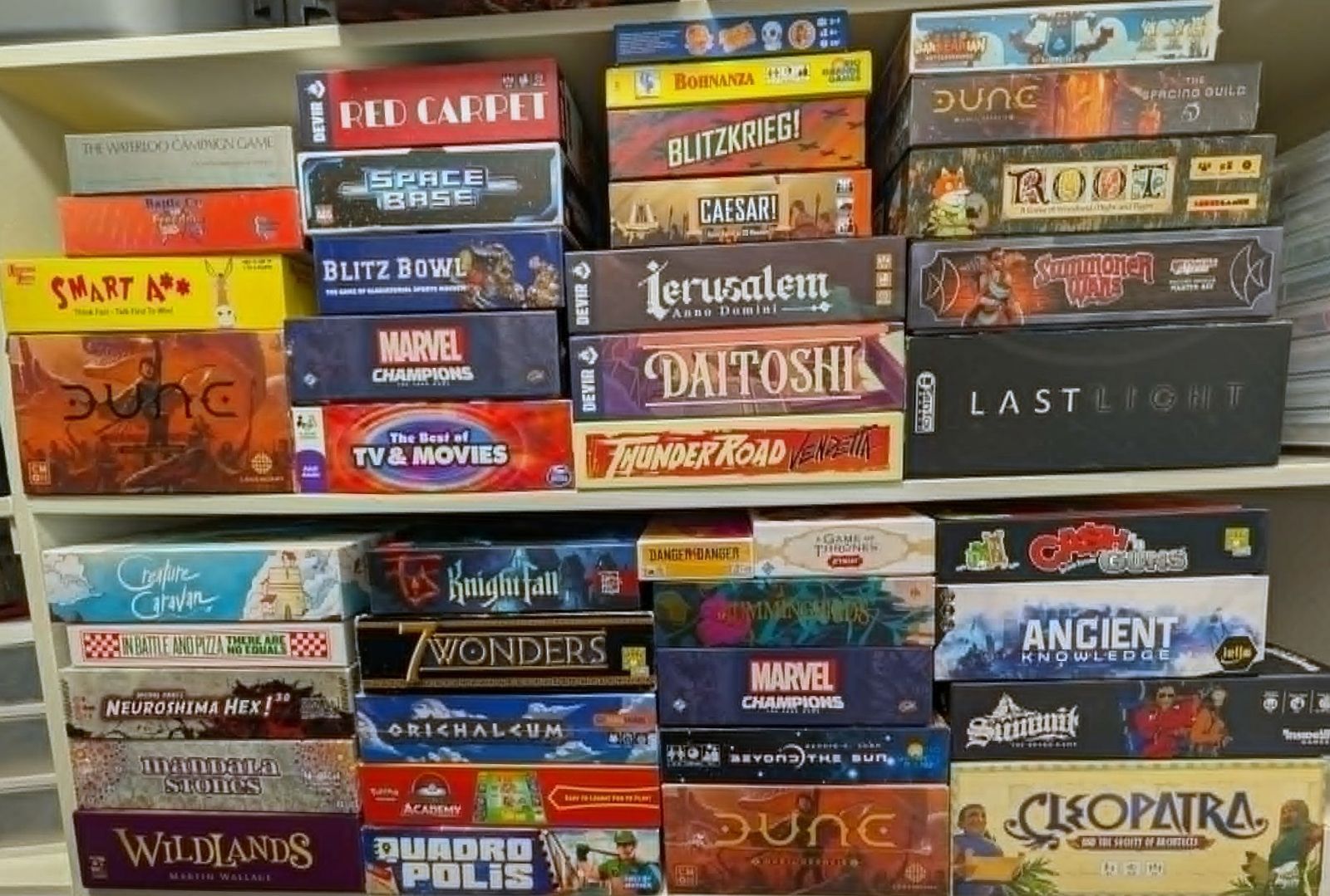 Bunch of Board Games (will be available to meet 6/30-7/3)