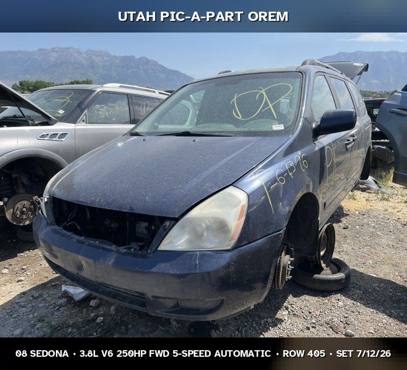 2008 Kia Sedona Parts - UTPAP Orem