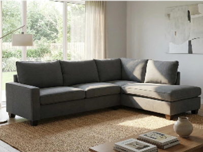 Living Spaces L Shaped Sectional (Brand New)