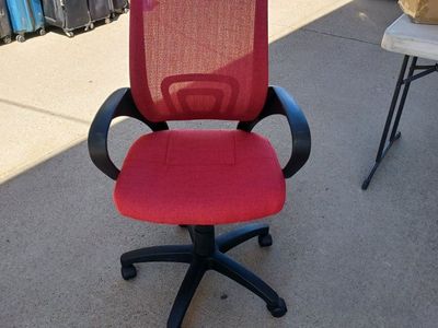 New Sunjoy Craft Co. Red Office Chair -