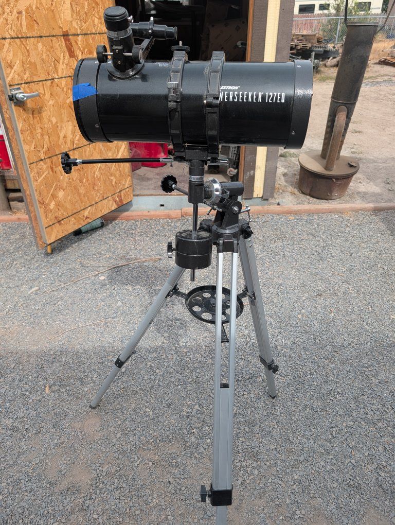 Celestron PowerSeeker 127EQ Newtonian Reflector Telescope with Tripod