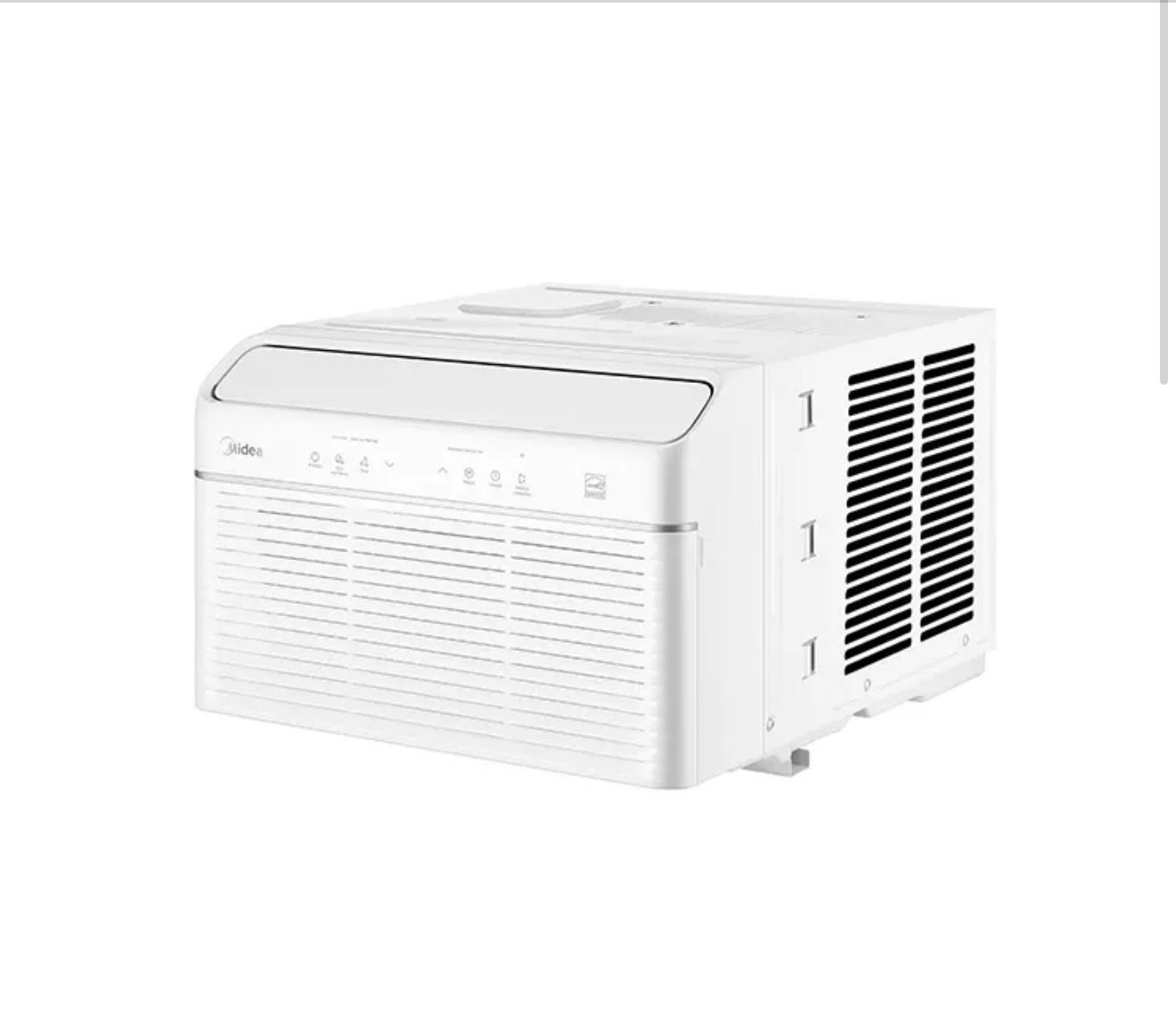 Midea 12,000 BTU DOE Smart Inverter Window Air Conditioner with Heat, for spaces up to 550 sq. ft.