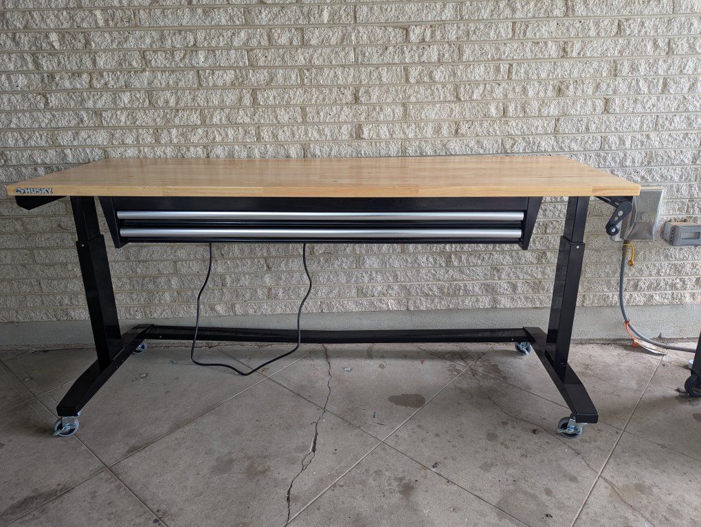 Husky 72" workbench with 2 drawers