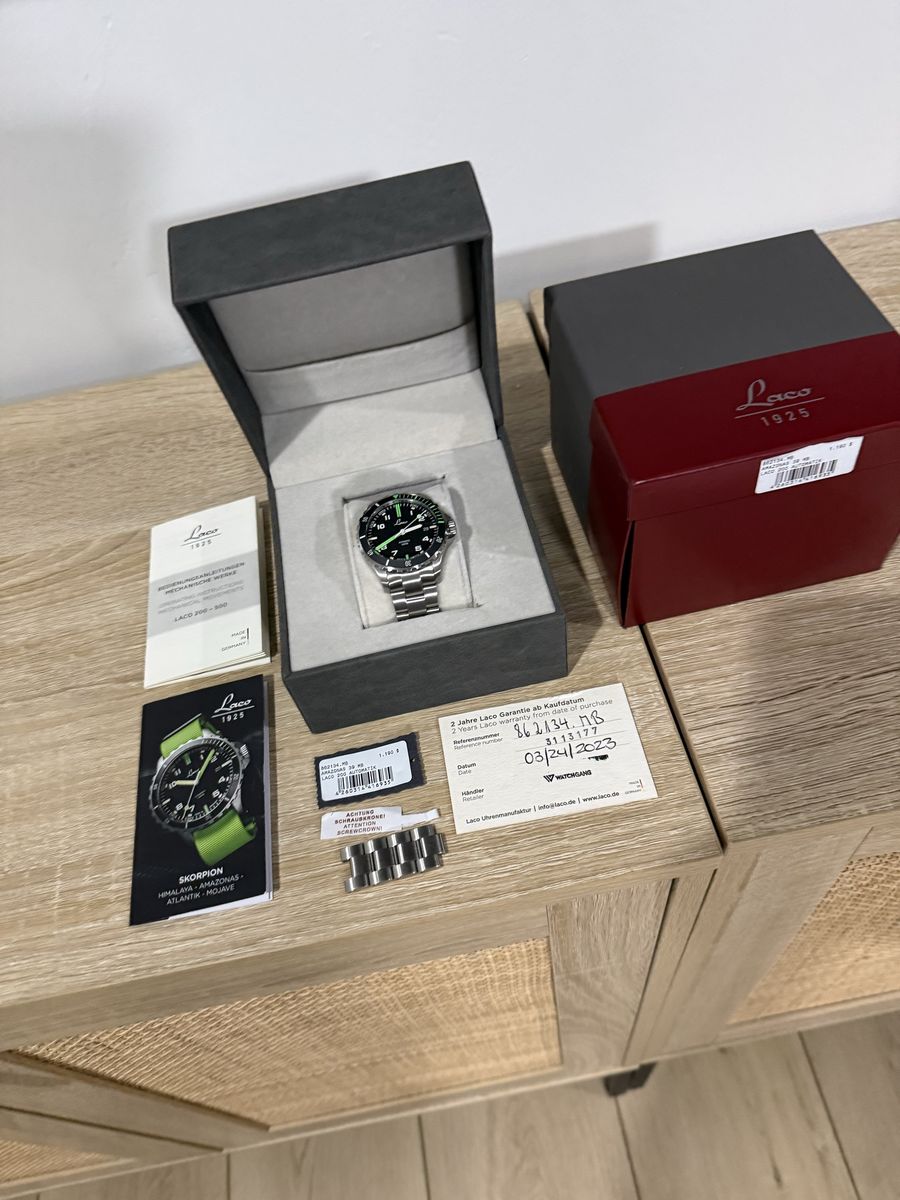 Laco Sport "Amazonas" 39mm - Excellent Condition