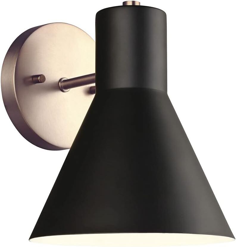 Generation Lighting 4141301-848 Towner One - Light Wall / Bath Sconce Vanity Style Fixture, Satin Brass (2 for $40)