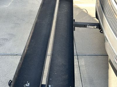 Motorcycle hitch carrier