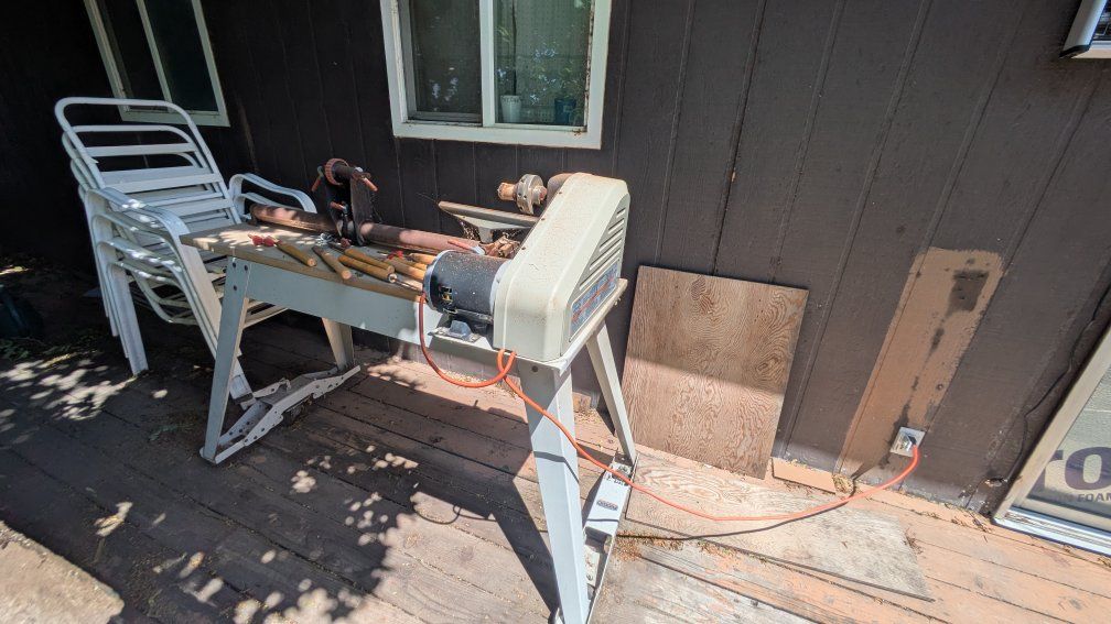 Large Wood Lathe + Tools