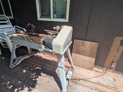 Large Wood Lathe + Tools