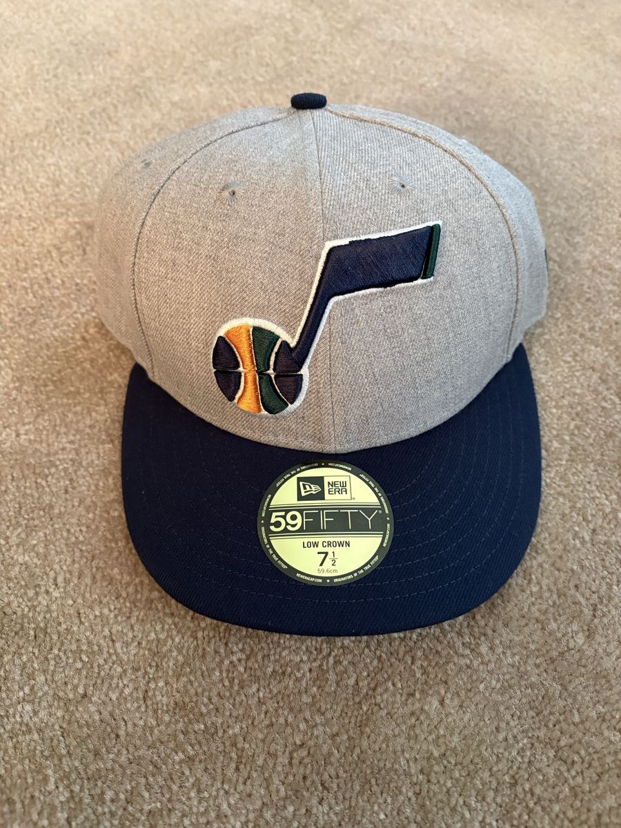 New Utah Jazz Fitted Hat 7 1/2