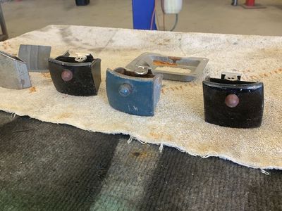 1940 ford car ash trays & clock bezel