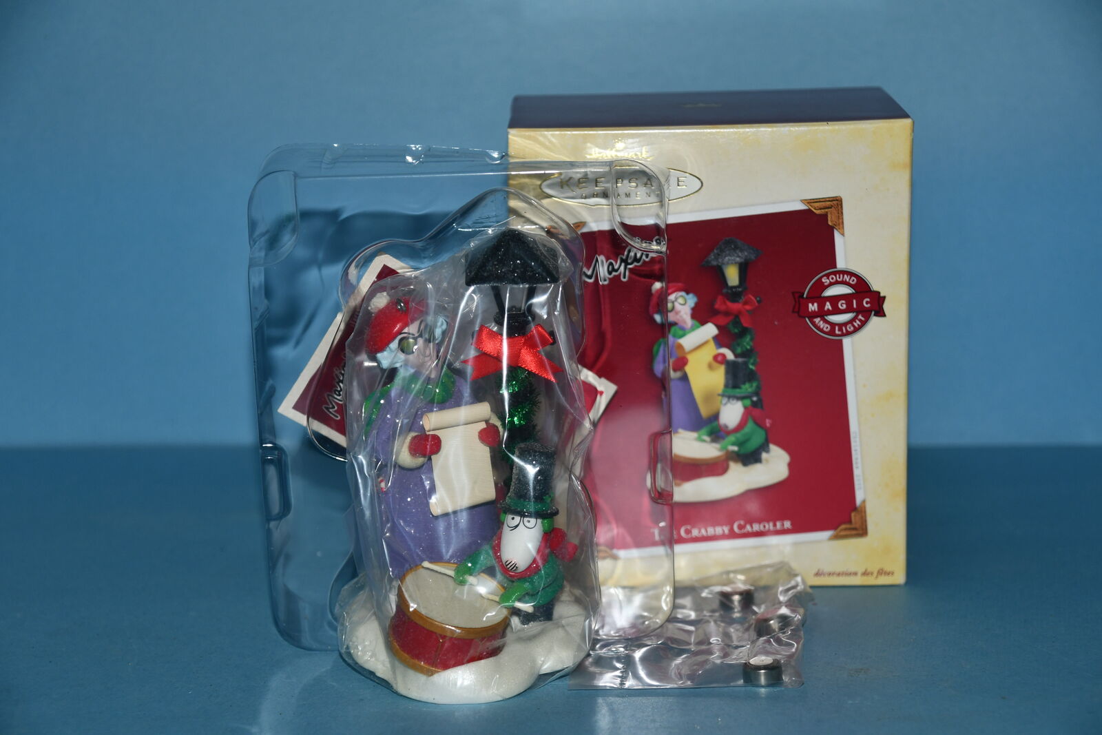NEW, SEALED MAXINE "THE CRABBY CAROLER" CHRISTMAS ORNAMENT ~ SOUND & LIGHT ~ MEMORY CARD ~ 2005