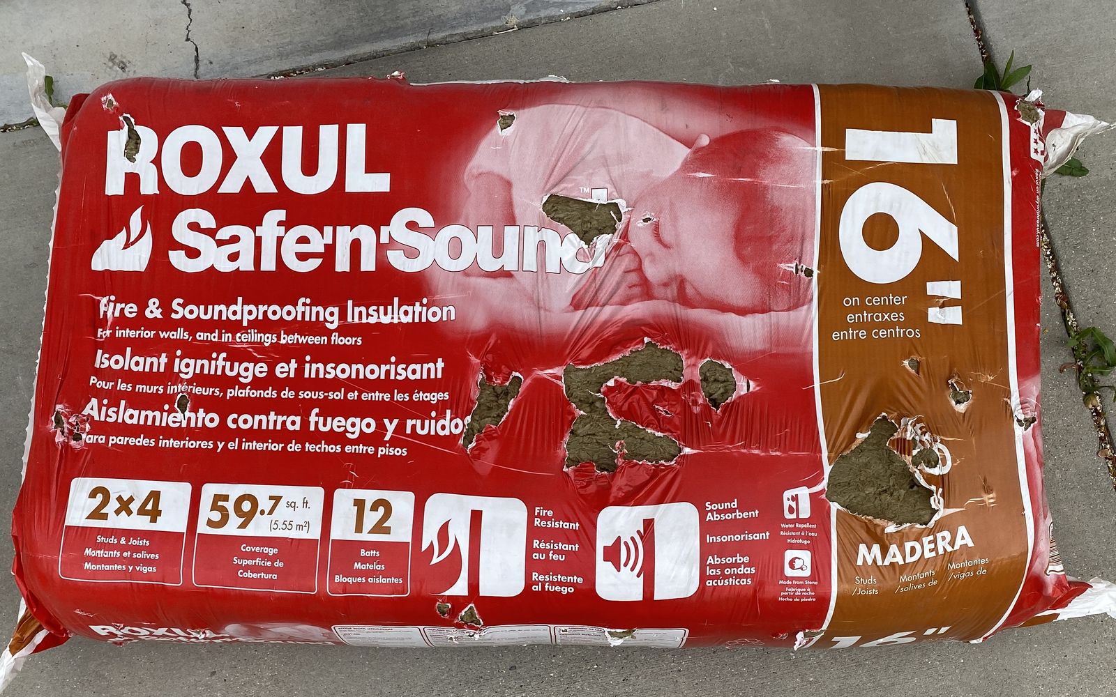 Roxul/Rockwool Safe 'n Sound insulation