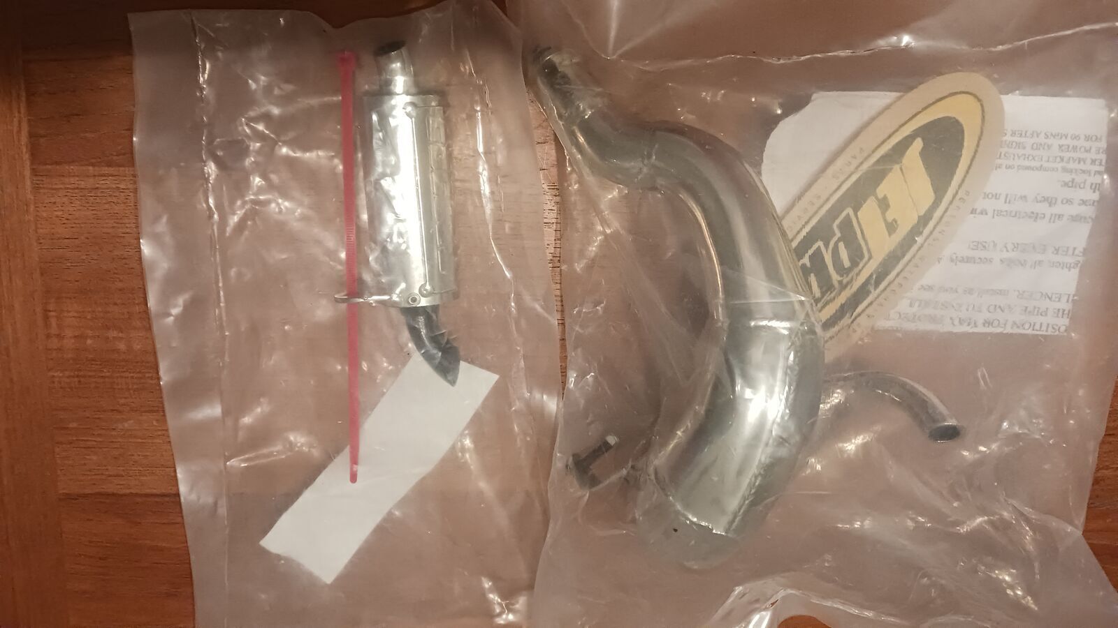 HPI 5B, 5T JETPRO PIPE AND MUFFLER, NEW IN SEALED PACKAGE