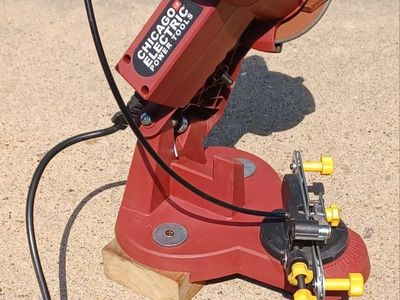 Chicago Electric Power Tools Electric Chainsaw Sharpener - Bench Mount