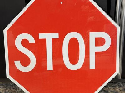 Vintage Metal Road & Traffic Signs – Stop, Yield, Speed Limit, Turn, Parking & More