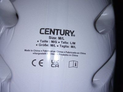 Century Martial Arts Headgear Sparring Helmet White M/L