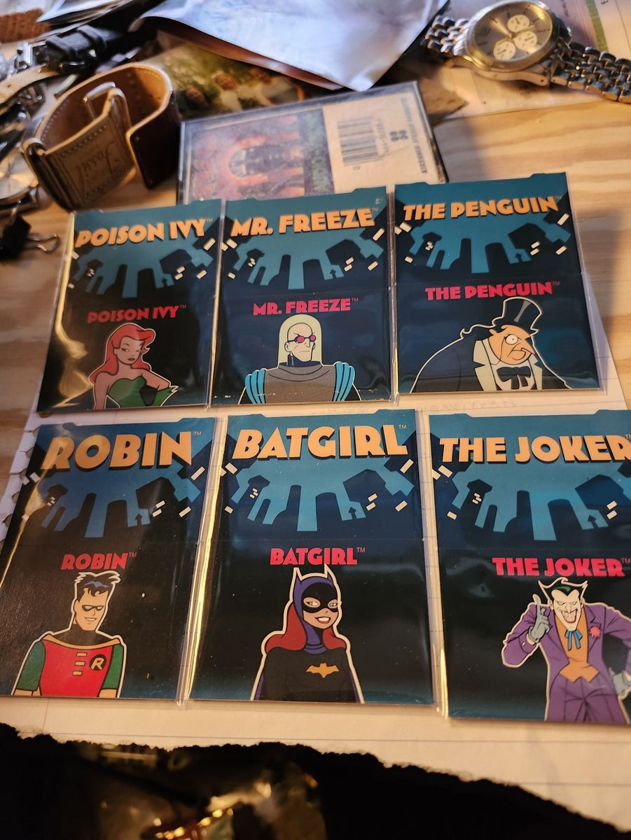 Batman Animated Pop Up Chase Cards