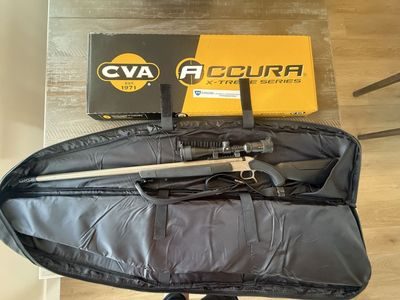 CVA Accura X-Treme Series .50 Cal Nitride Muzzleloader Package – Vortex Scope – Like New