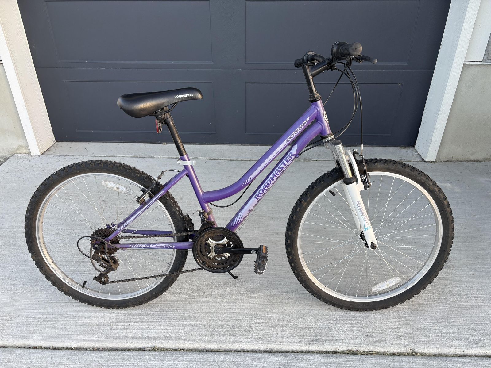 24 inch Purple Girls Bike