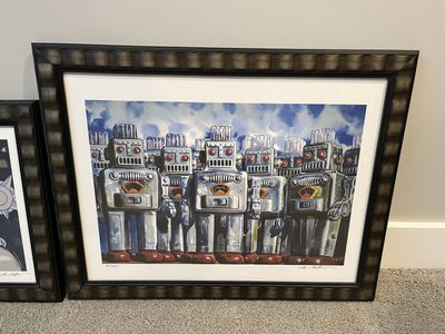 Robot Watercolor Paintings