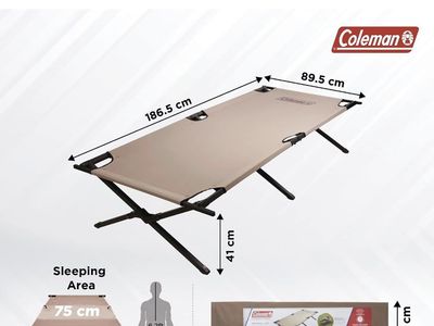 Set of 4 (or individual) — Coleman Trailhead II Large Folding Camping Cot
