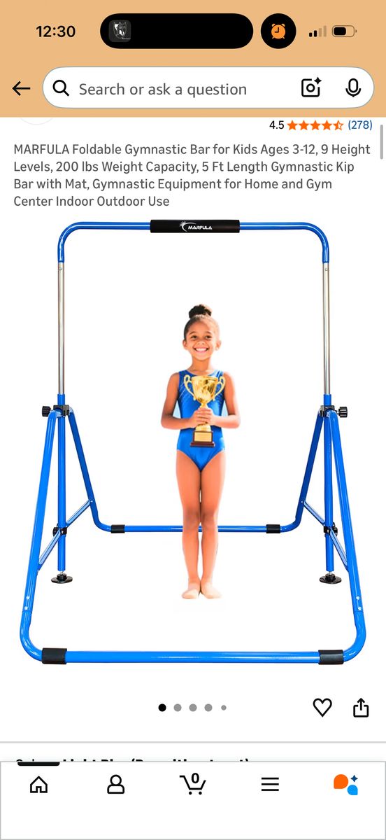 Kid Gymnastic Bar