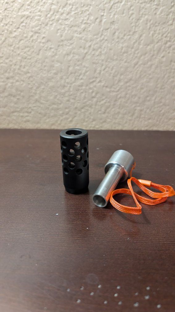 Muzzle Brake for 45 cal muzzleloader