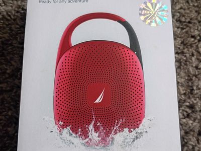 Nautica Hayman SP700 IPX7 Waterproof Portable Bluetooth Party Speaker - Red, 16W Output