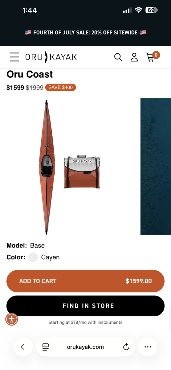 oru coast xt