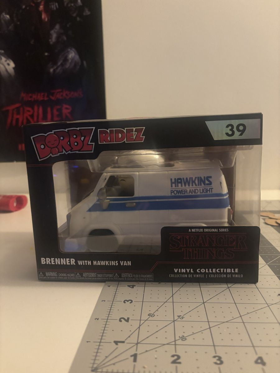 Funko Dorbz Ridez Stranger Things Brenner With Hawkins Van #39