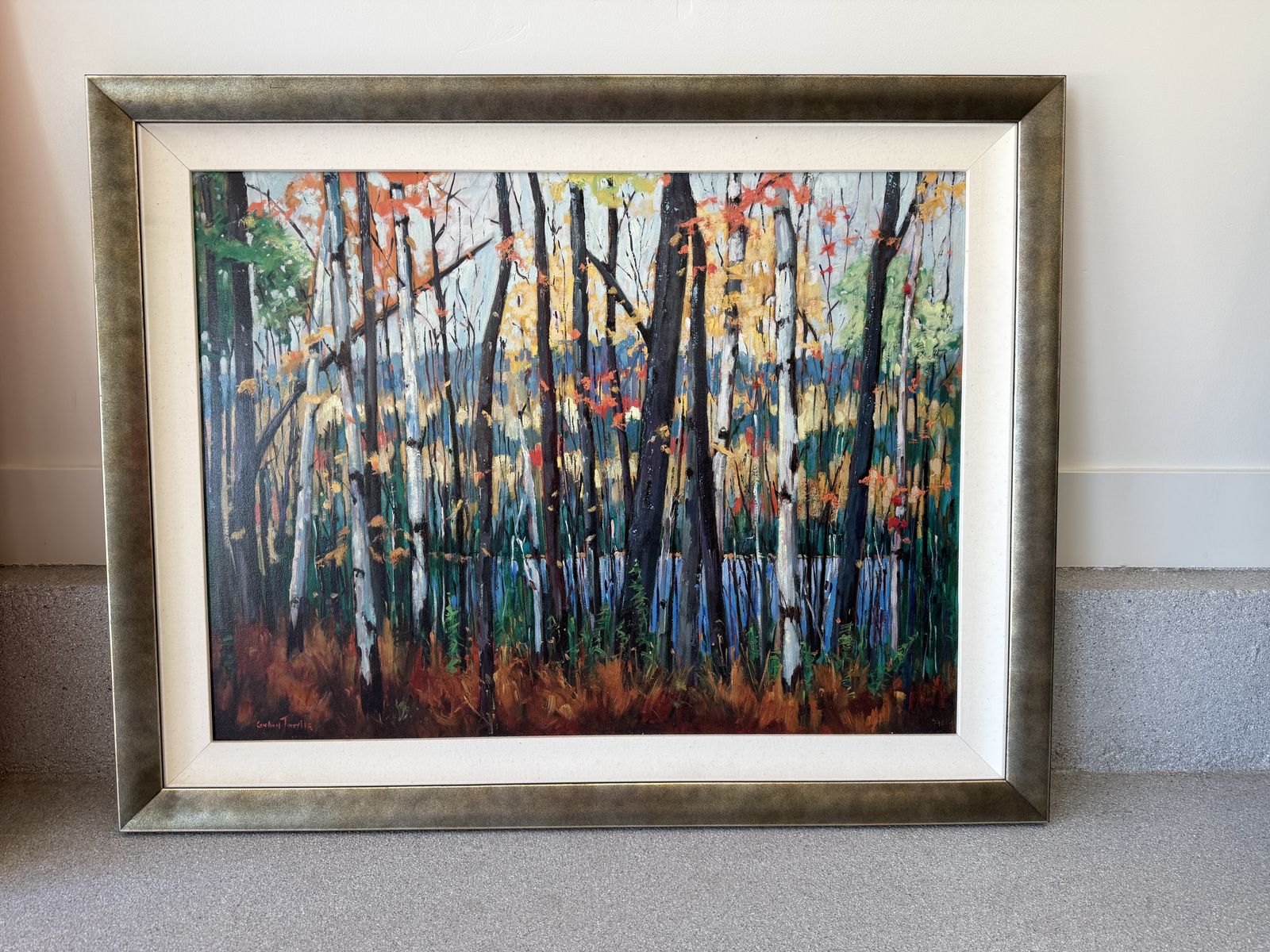 Original artwork Aspens in Spring