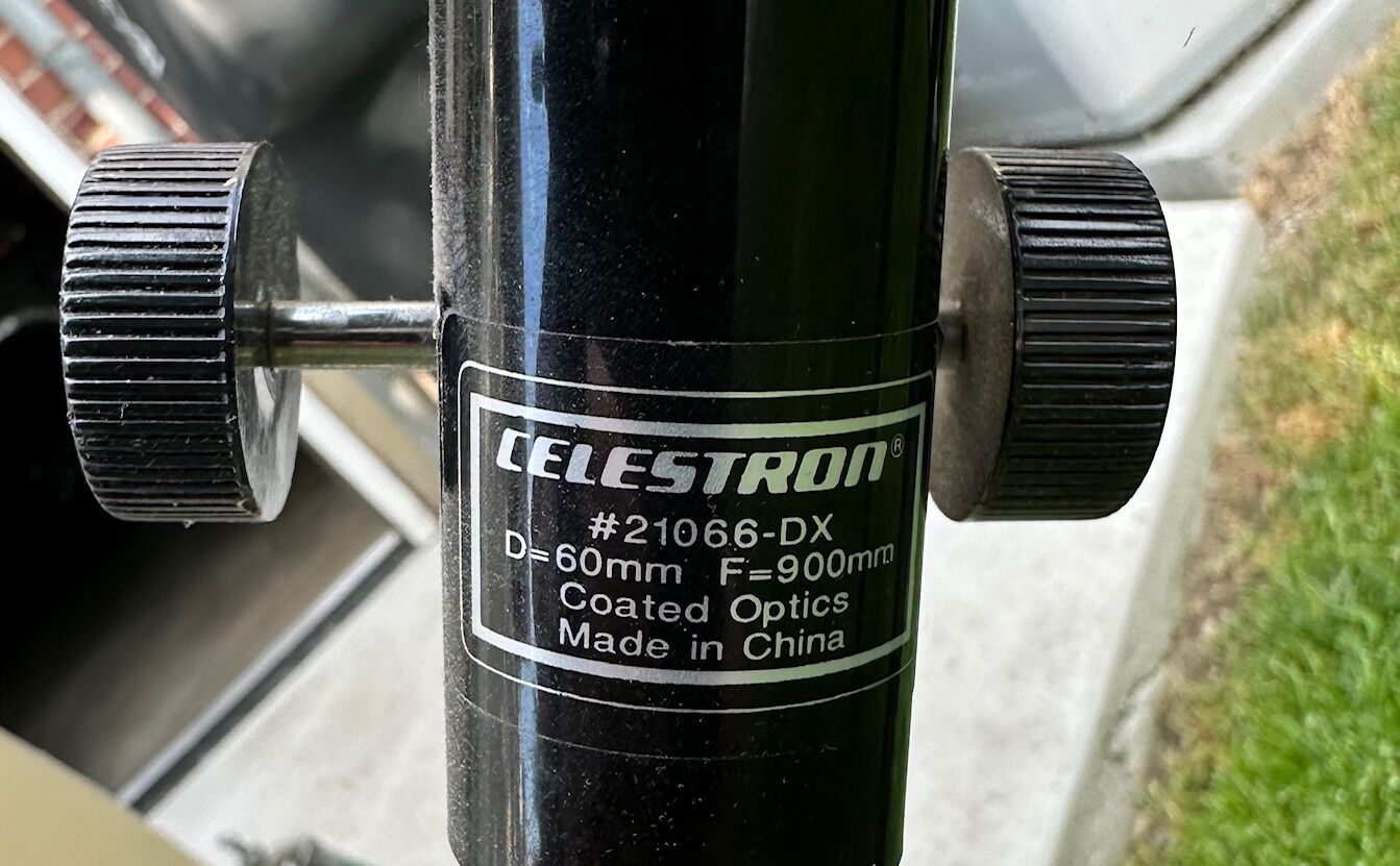 Used Celestron telescope and accessories (see photos)