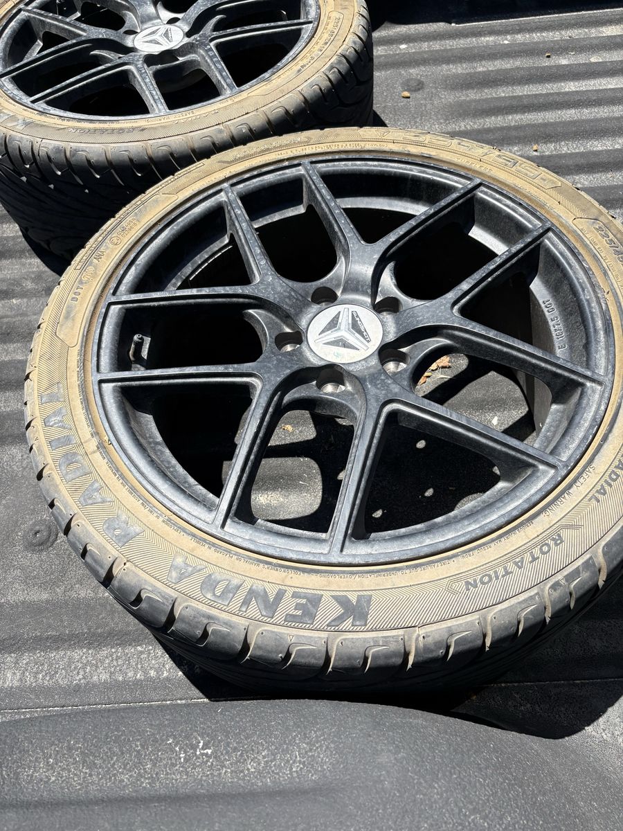 Rims. And tires