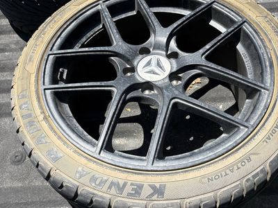 Rims. And tires