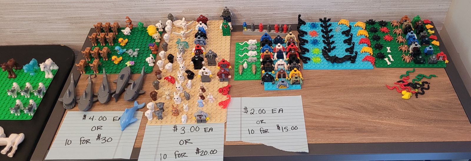 Over 2,000 lego minifigures-by appointment only