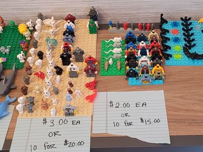 Over 2,000 lego minifigures-by appointment only