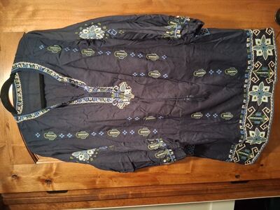 hand embroidered dress