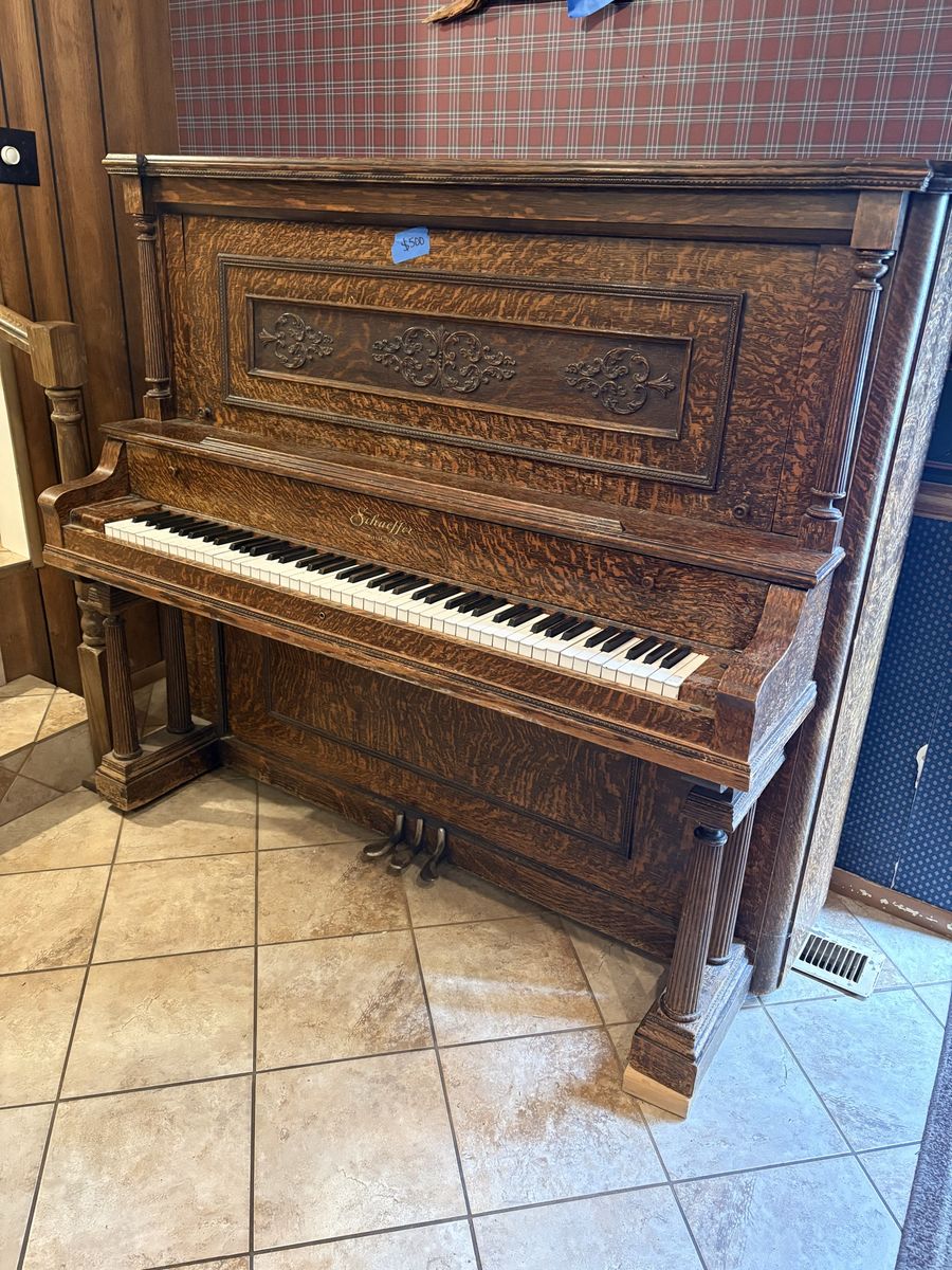 Antique Wood Piano