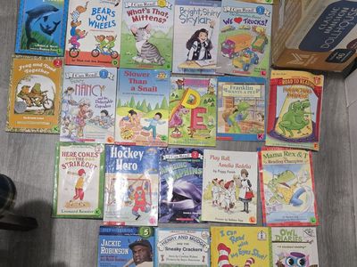 Large Lot of 138 Children's Picture Books & Early Readers - Pete the Cat, Dr. Seuss, Clifford