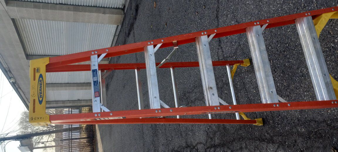 6 ft fiberglass were in her ladder