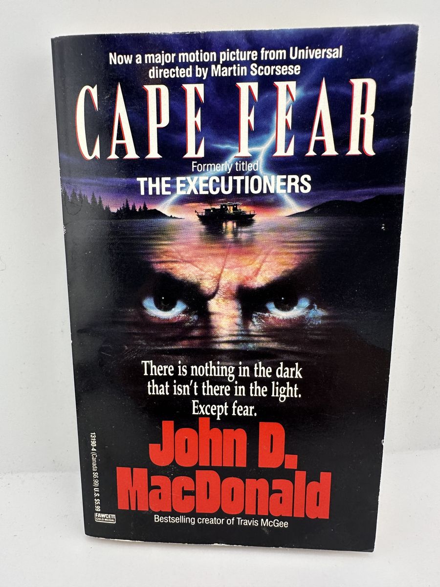 Cape Fear John D MacDonald Movie Tie-In PB Fawcett Gold Medal Thriller