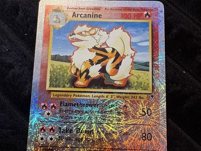 Arcanine Legendary Reverse Holo 2002 Pokemon card