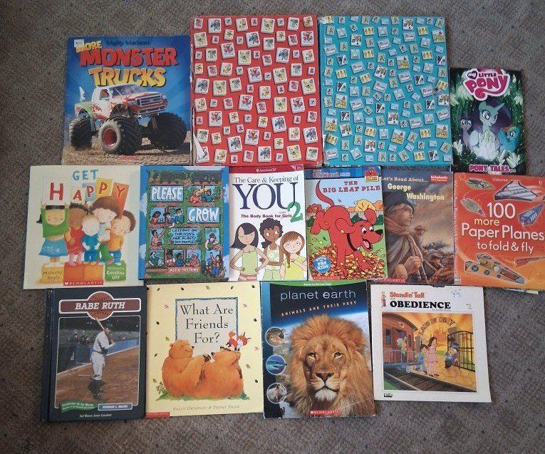 Mixed Lot of 14 Children's Books - Clifford, My Little Pony, Planet Earth & More, Good Condition