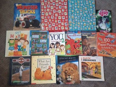 Mixed Lot of 14 Children's Books - Clifford, My Little Pony, Planet Earth & More, Good Condition