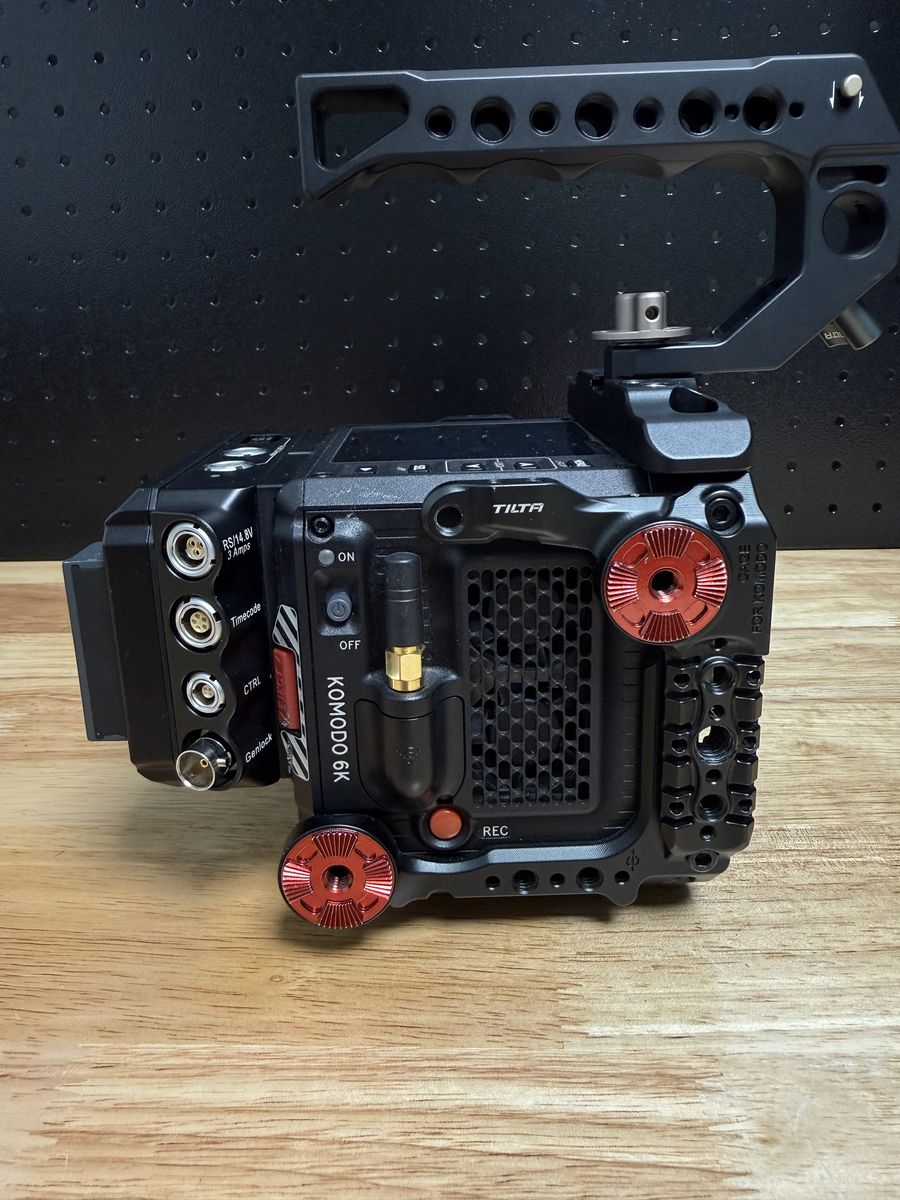RED Komodo 6K Cinema Camera – Tilta Cage, Accessories, Card & Reader (RF)