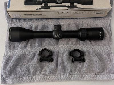 Vortex Diamondback 4-12x40 Dead-Hold BDC Riflescope with Rings and Box